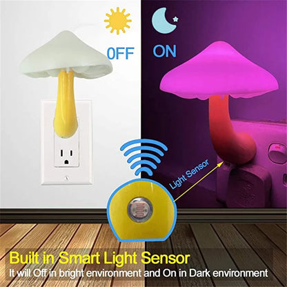 Outlet Mushroom Night Light