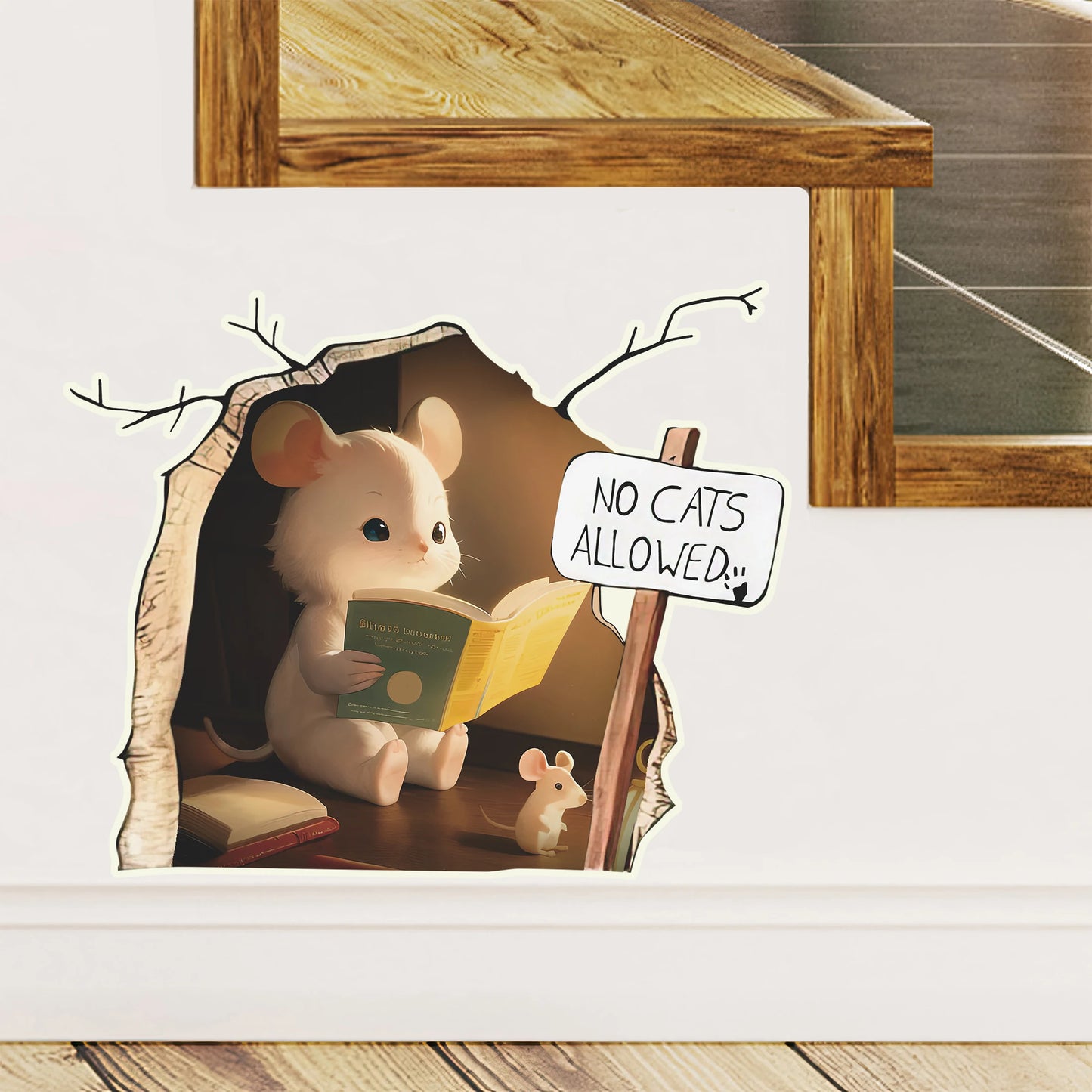 Cute Mouse Wall Sticker