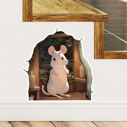 Cute Mouse Wall Sticker