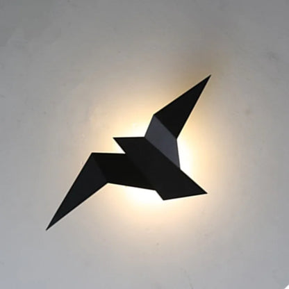 Origami Style Bird Wall Lamp