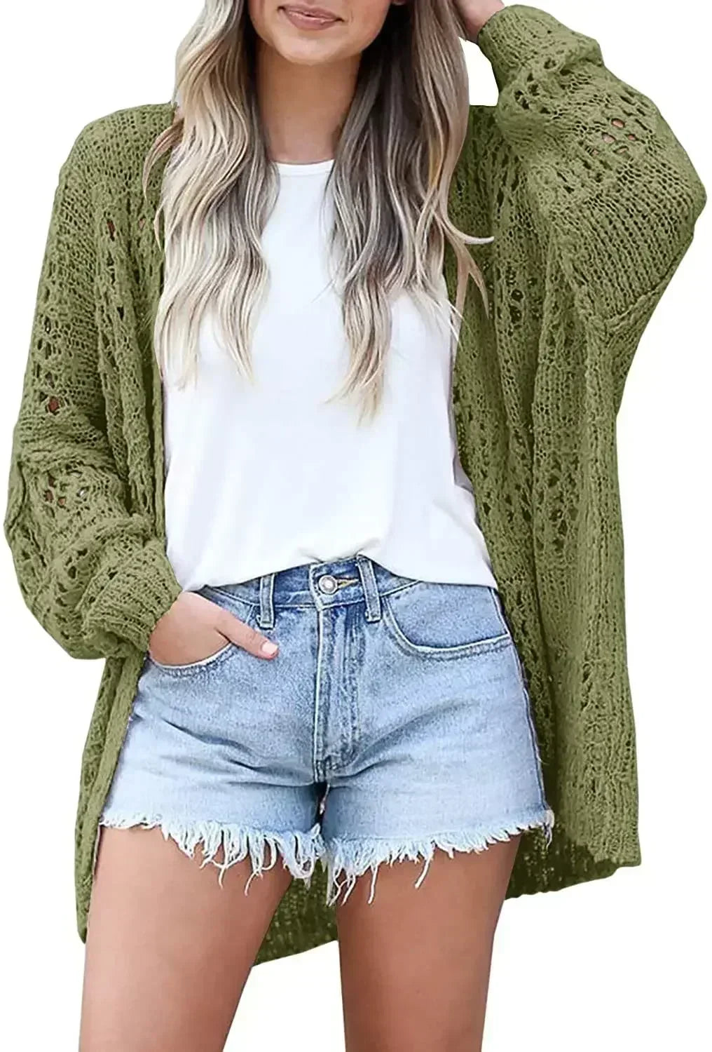 Women's Crochet Cardigan